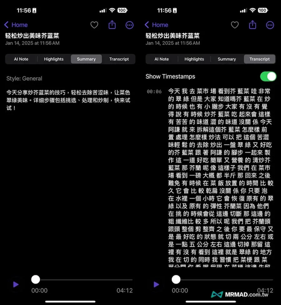 Transcribe AI:iPhone錄音轉逐字稿APP工具 5
