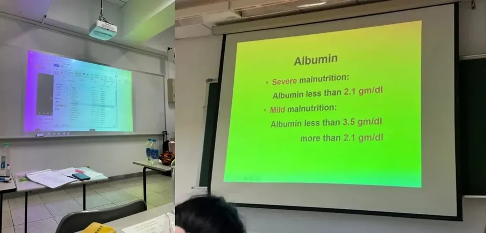 iPhone 拍投影片會出現彩虹畫面